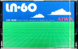 Compact Cassette Aiwa LN 60 Type I Normal 1980 Japan