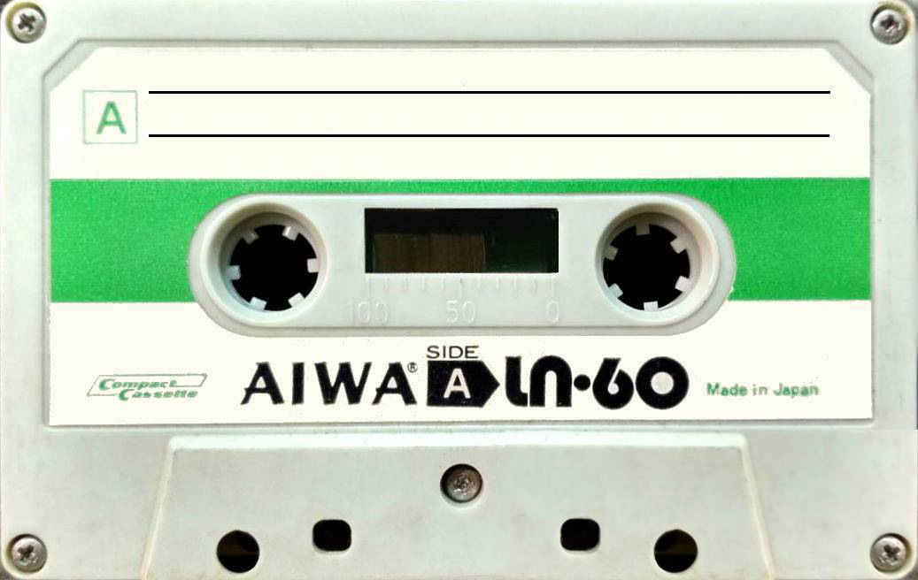 Compact Cassette Aiwa LN 60 Type I Normal 1980 Japan