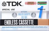 Compact Cassette TDK EC Endless 1 "EDL-1MEB" Endless Cassette 1990 Europe