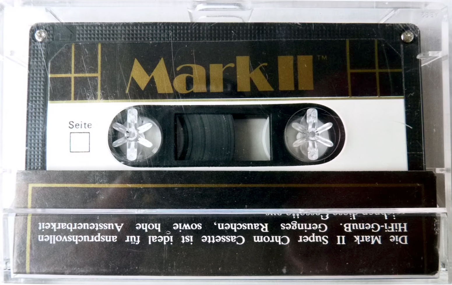 Compact Cassette Mark II Super Chrom 60 Type II Chrome 1985 Germany