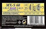 Compact Cassette Maxell MX-S 60 Type IV Metal 1994 Europe