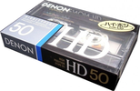 Compact Cassette Denon HD 50 "HD50P" Type II Chrome 1989 Japan