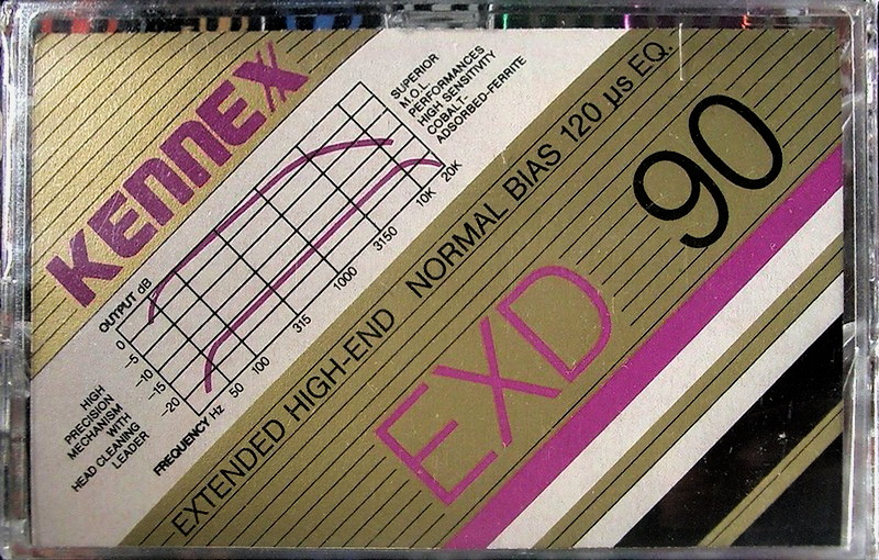 Compact Cassette Kennex 90 "EXD" Type I Normal 1991 Europe