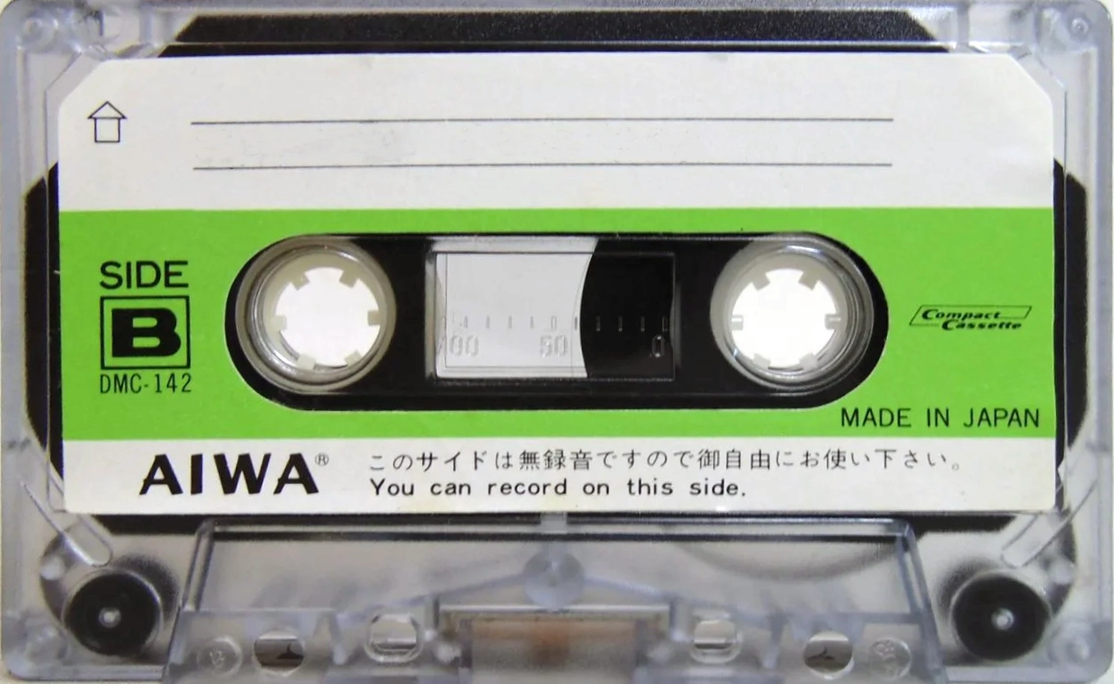 Compact Cassette Aiwa "DMC-142" Demonstration Tape 1976 Japan
