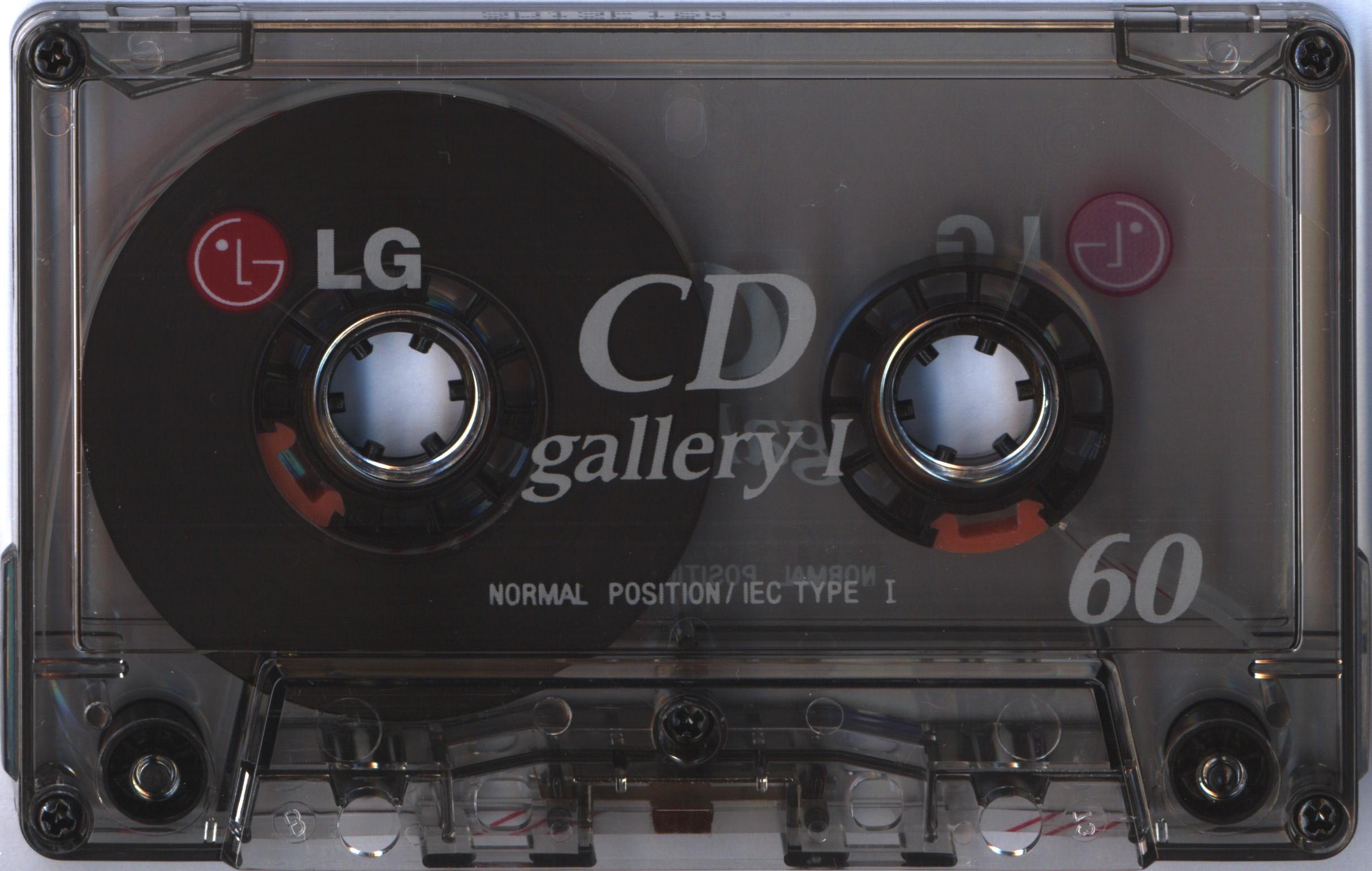 Compact Cassette LG CD Gallery 60 Type I Normal 1997 South Korea