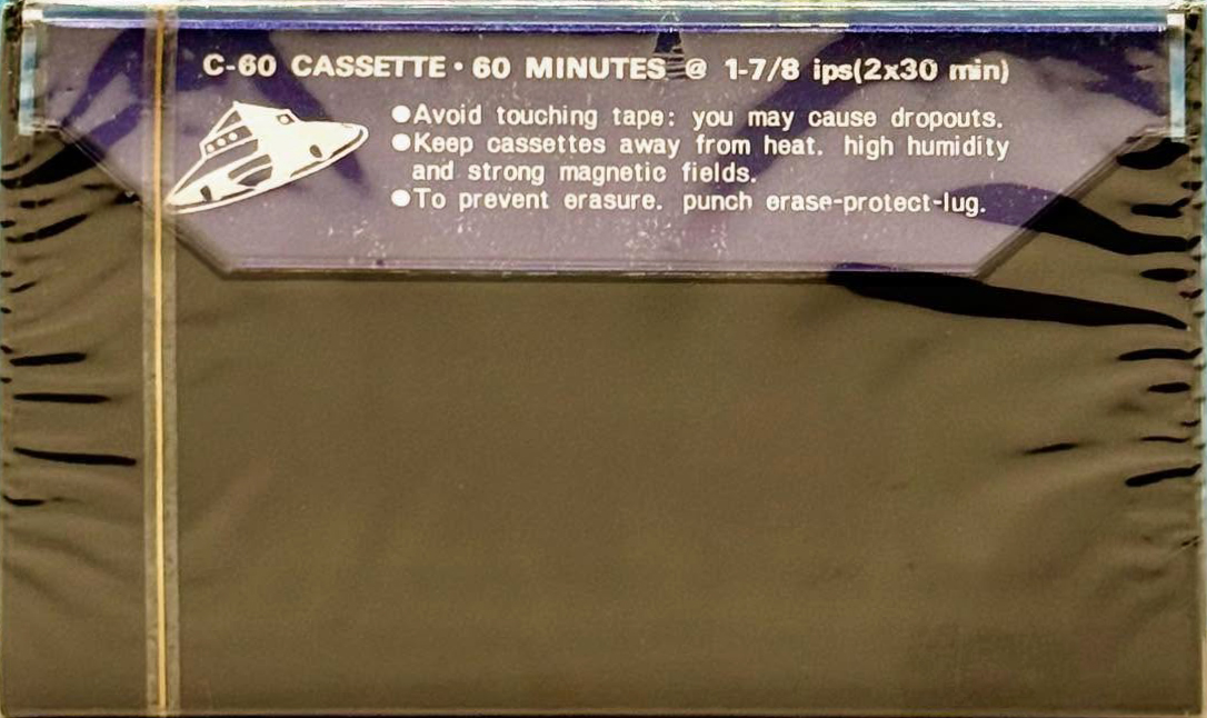 Compact Cassette UFO 60 Type I Normal USA