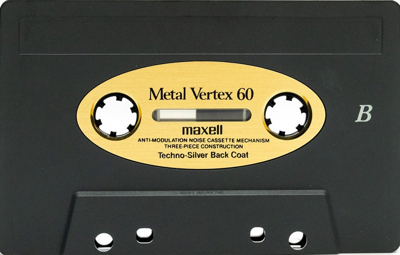 Compact Cassette Maxell Metal Vertex 60 Type IV Metal 1988 Japan