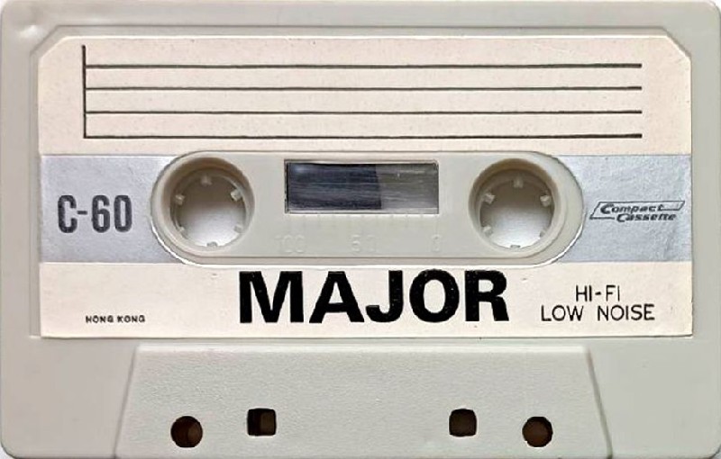 Compact Cassette Major 60 Type I Normal 1981 Hong Kong