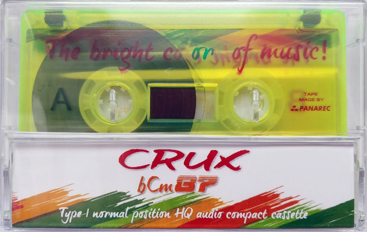 Compact Cassette CRUX bCm 87 "yellow" Type I Normal 2022 Worldwide