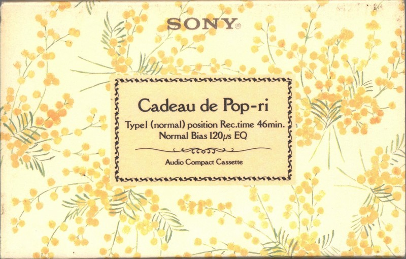 Compact Cassette Sony 46 "Cadeau de Pop-ri" Type I Normal 1989 Japan