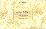 Compact Cassette Sony 46 "Cadeau de Pop-ri" Type I Normal 1989 Japan