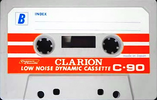 Compact Cassette Clarion 90 Type I Normal 1975 Japan