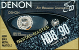 Compact Cassette Denon HD8 90 &quot;HD8-90SE&quot; Type II Chrome 1990 Worldwide