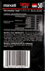 Compact Cassette Maxell Capsule II 50 "UDXII" Type II Chrome 1991 USA