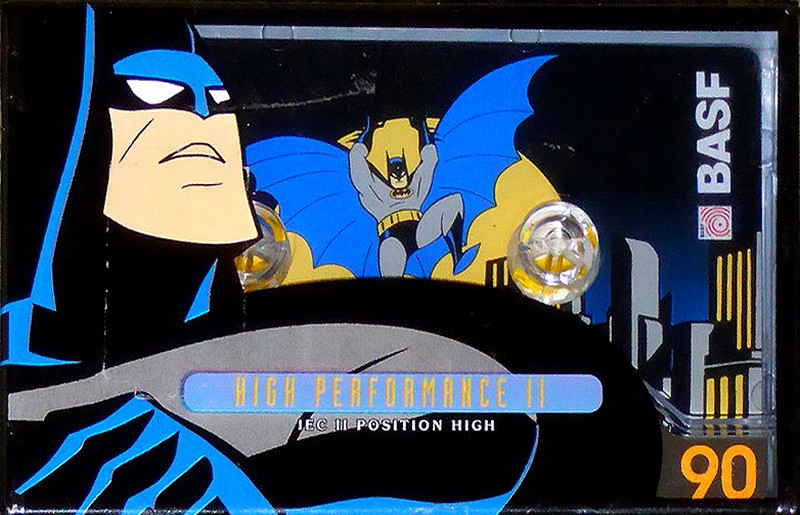 Compact Cassette BASF High Performance II 90 "Batman Edition I" Type II Chrome 1995 Europe