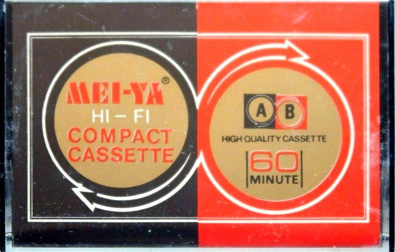 Compact Cassette Mei-Ya 60 Type I Normal Hong Kong