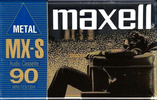 Compact Cassette Maxell MX-S 90 Type IV Metal 1998 North America