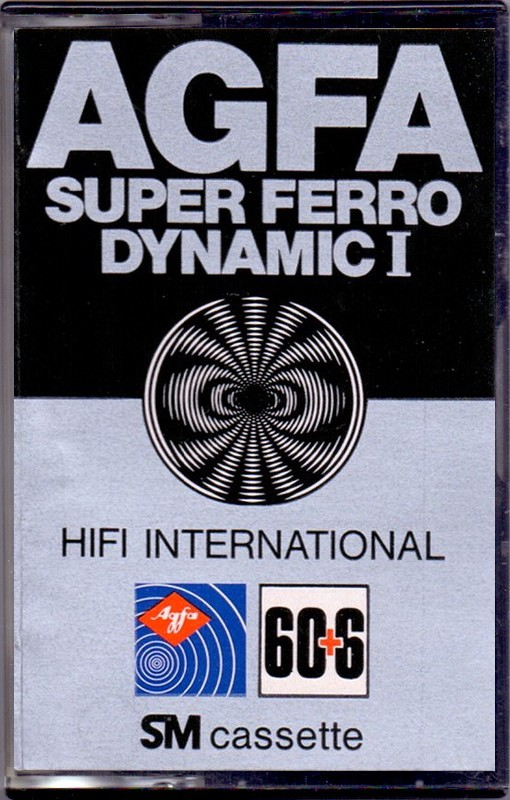 Compact Cassette AGFA Super Ferro Dynamic I 60+6 Type I Normal 1978 Europe