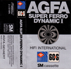 Compact Cassette AGFA Super Ferro Dynamic I 60+6 Type I Normal 1978 Europe