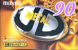 Compact Cassette Maxell Metal UD 90 "MUD-90M" Type IV Metal 1999 Japan