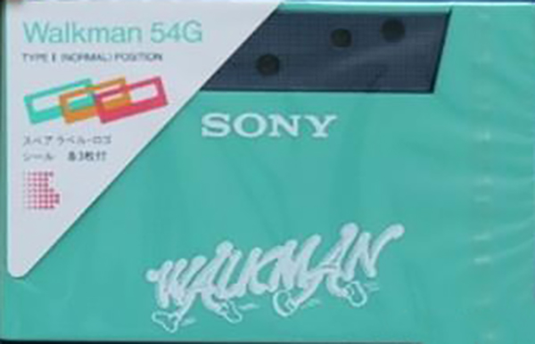 Compact Cassette Sony Walkman 54 "Walkman 54G" Type I Normal Japan
