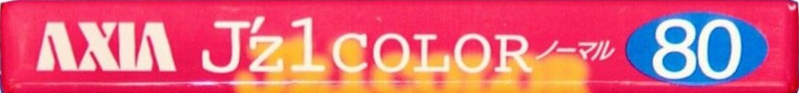 Compact Cassette AXIA J`z 1 Color 80 "JZ1J 80" Type I Normal 2001 Japan