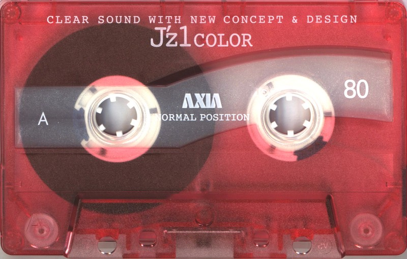 Compact Cassette AXIA J`z 1 Color 80 "JZ1J 80" Type I Normal 2001 Japan