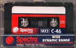 Compact Cassette Spectra MX3 46 Type I Normal Japan