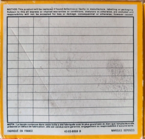 Reels Kodak Type I Normal Europe