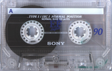 Compact Cassette Sony Super EF 90 Type I Normal 1995 Europe