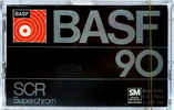 Compact Cassette BASF SCR 90 Type II Chrome 1978 Japan