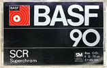 Compact Cassette BASF SCR 90 Type II Chrome 1978 Japan