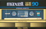 Compact Cassette Maxell UD XLII 90 Type II Chrome 1982 USA