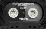 Compact Cassette Maxell UDI / UD1 120 Type I Normal 1988 Europe