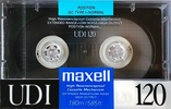 Compact Cassette Maxell UDI / UD1 120 Type I Normal 1988 Europe