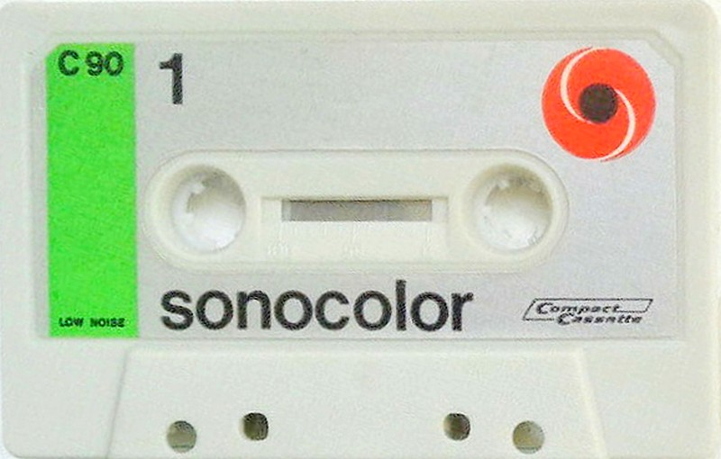 Compact Cassette Sonocolor 90 Type I Normal 1982 Europe