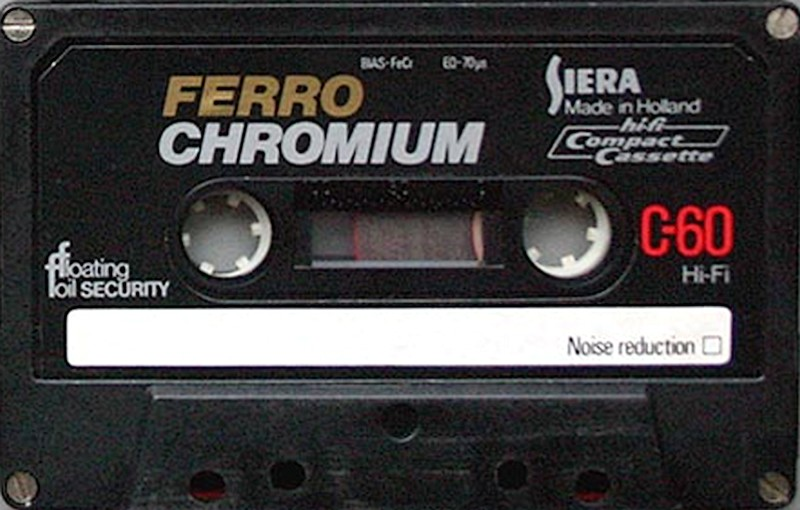 Compact Cassette Siera 60 Type III Ferro Chrome 1978 Europe
