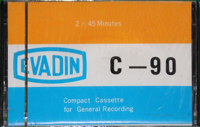 Compact Cassette Evadin 90 Type I Normal Latin America