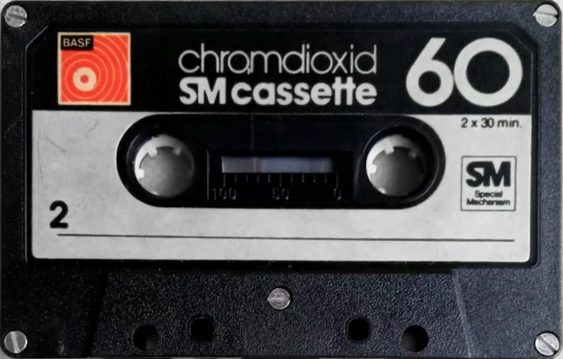 Compact Cassette BASF Chromdioxid 60 Type II Chrome 1976 Brazil