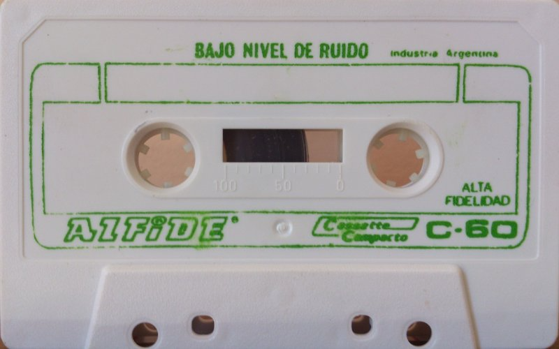 Compact Cassette Alfide 60 Type I Normal Argentina
