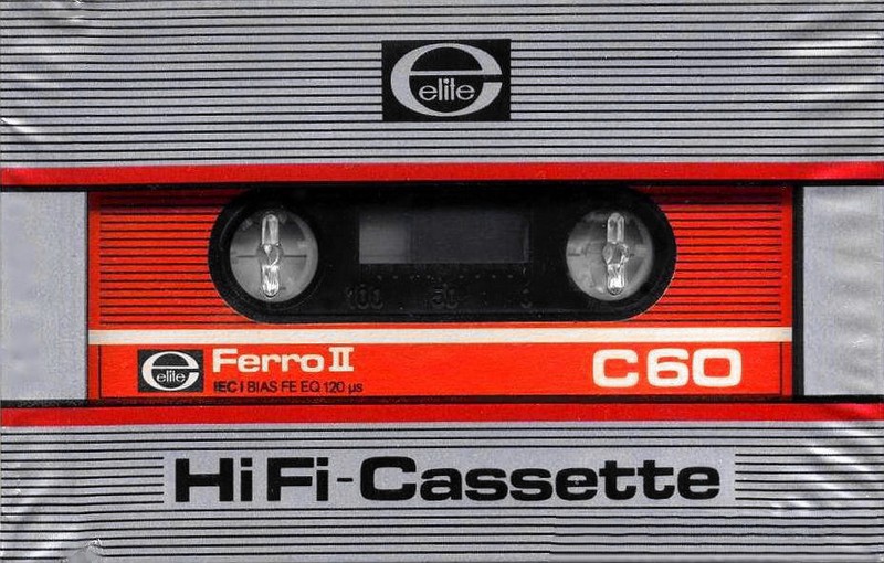 Compact Cassette Elite Ferro II 60 Type I Normal 1982 Germany