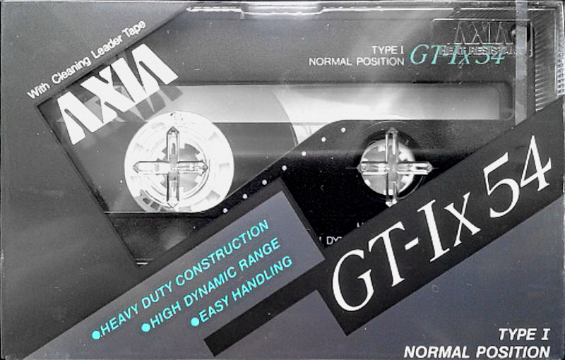 Compact Cassette AXIA GT-Ix 54 Type I Normal 1988 Japan