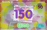 Compact Cassette Sony CDix I 150 "C-150CDX1F" Type I Normal 1998 Japan