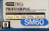 Compact Cassette TDK PRO SM 60 "SM60" Type II Chrome 1997 North America