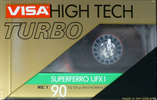 Compact Cassette Visa UFX I 90 Type I Normal 1985 North America