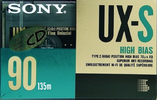 Compact Cassette Sony UX-S 90 Type II Chrome 1990 North America