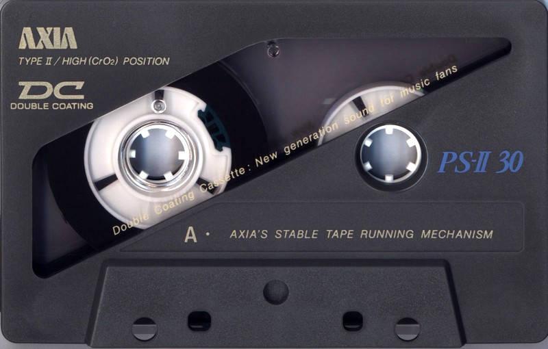 Compact Cassette AXIA PS-II / PS-2 30 "PS2 C 30" Type II Chrome 1992 Japan