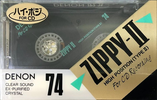 Compact Cassette Denon Zippy-II 74 "ZP2-74" Type II Chrome 1989 Japan