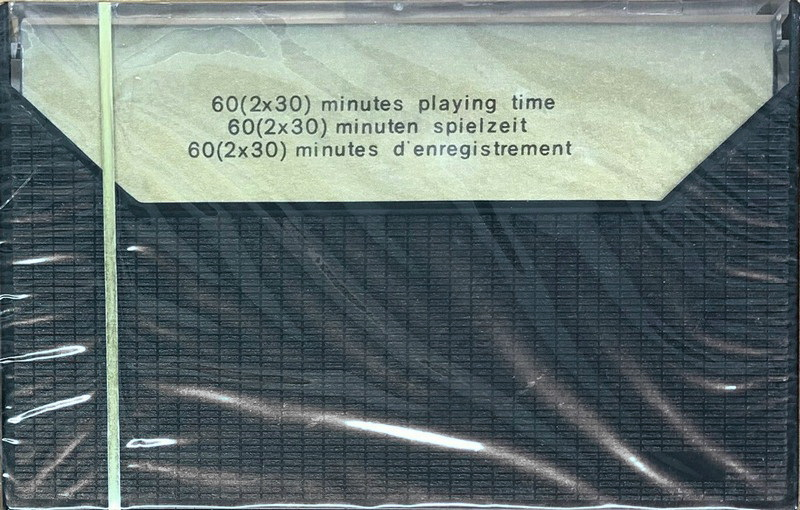 Compact Cassette Academy 60 Type I Normal 1980 Hong Kong