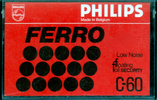 Compact Cassette Philips Ferro 60 Type I Normal 1978 Europe